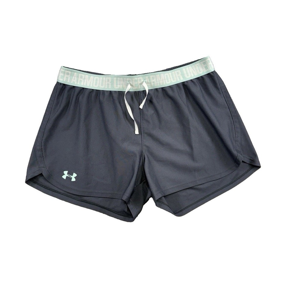 Under Armour Women's Gray Athletic Shorts Size M Activewear Gym Comfort